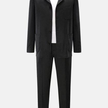 Santaniello - Herren - Anzug dunkelgrau meliert Santaniello - Herren - Anzug dunkelgrau meliert