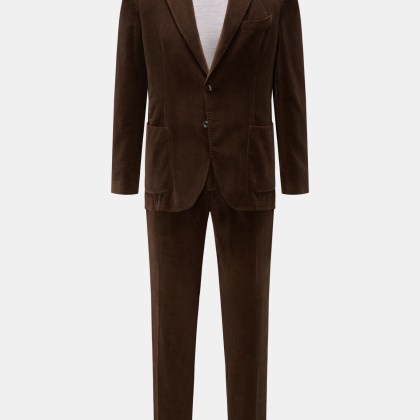 Santaniello - Herren - Cordanzug dunkelbraun Santaniello - Herren - Cordanzug dunkelbraun
