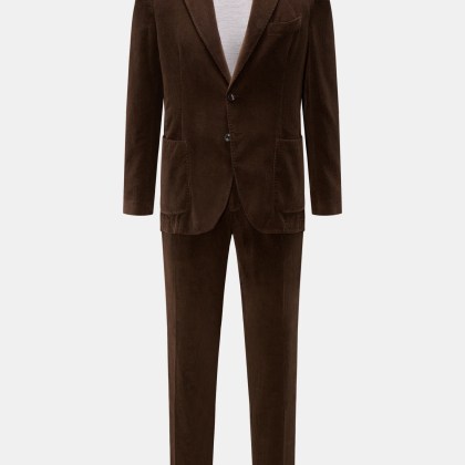 Santaniello - Herren - Cordanzug dunkelbraun Santaniello - Herren - Cordanzug dunkelbraun