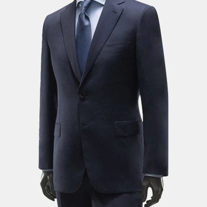 Brioni - Herren - Anzug %27Brunico%27 navy gemustert Brioni - Herren - Anzug %27Brunico%27 navy gemustert
