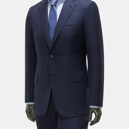 Brioni - Herren - Anzug %27Brunico%27 navy gestreift Brioni - Herren - Anzug %27Brunico%27 navy gestreift