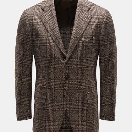 Cesare Attolini - Herren - Cashmere Sakko graubraun kariert Cesare Attolini - Herren - Cashmere Sakko graubraun kariert