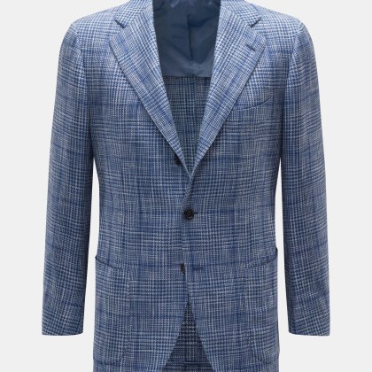 Cesare Attolini - Herren - Sakko navy/rauchblau/hellblau kariert Cesare Attolini - Herren - Sakko navy/rauchblau/hellblau kariert