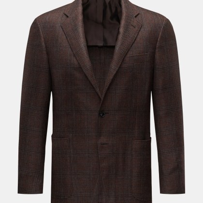 Canali - Herren - Sakko dunkelbraun kariert Canali - Herren - Sakko dunkelbraun kariert