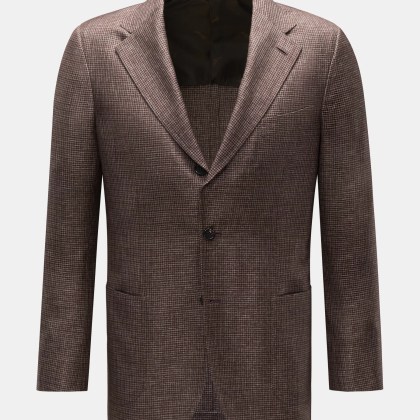 Brioni - Herren - Sakko %27Amalfi%27 dunkelbraun/graubraun kariert Brioni - Herren - Sakko %27Amalfi%27 dunkelbraun/graubraun kariert