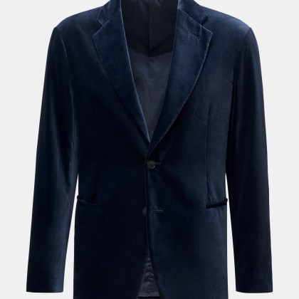 Giorgio Armani - Herren - Samtsakko navy Giorgio Armani - Herren - Samtsakko navy