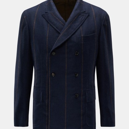 Stile Latino - Herren - Sakko %27Flavio%27 navy/braun gestreift Stile Latino - Herren - Sakko %27Flavio%27 navy/braun gestreift