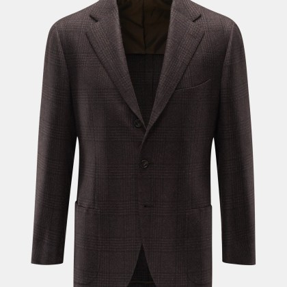 Cesare Attolini - Herren - Cashmere Sakko braun/dunkelbraun kariert Cesare Attolini - Herren - Cashmere Sakko braun/dunkelbraun kariert