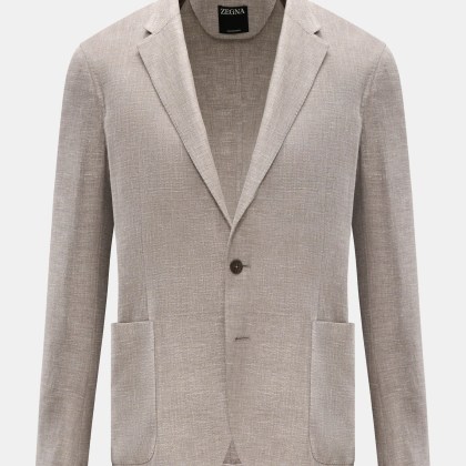 Zegna - Herren - Sakko grau meliert Zegna - Herren - Sakko grau meliert