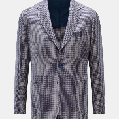 Stile Latino - Herren - Sakko %27Vincenzo%27 navy/sand kariert Stile Latino - Herren - Sakko %27Vincenzo%27 navy/sand kariert