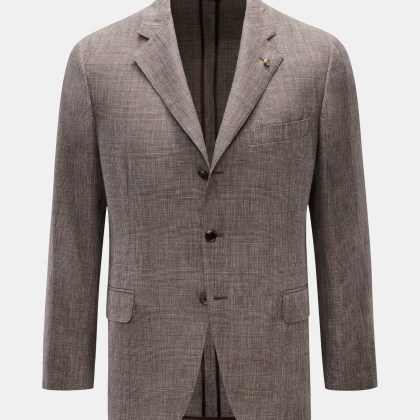 Belvest - Herren - Sakko graubraun/creme kariert Belvest - Herren - Sakko graubraun/creme kariert