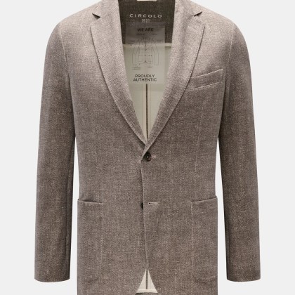 Circolo 1901 - Herren - Jersey-Sakko taupe meliert Circolo 1901 - Herren - Jersey-Sakko taupe meliert