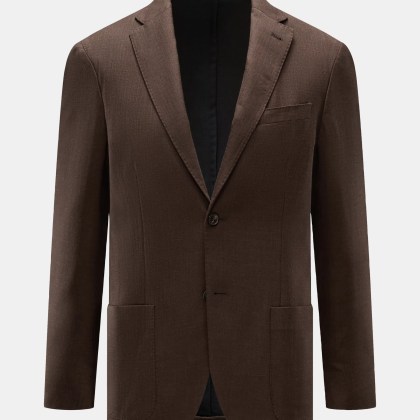 Corneliani - Herren - Sakko dunkelbraun meliert Corneliani - Herren - Sakko dunkelbraun meliert
