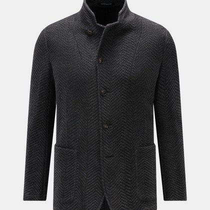 Emporio Armani - Herren - Blazer dunkelgrau meliert Emporio Armani - Herren - Blazer dunkelgrau meliert
