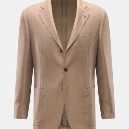 Belvest - Herren - Cashmere Sakko taupe/beige gemustert Belvest - Herren - Cashmere Sakko taupe/beige gemustert