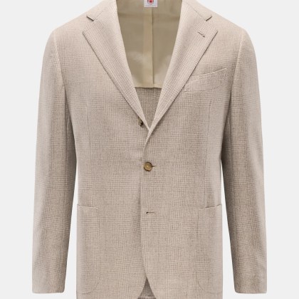 Borrelli - Herren - Sakko %27Procida%27 beige/hellgrau kariert Borrelli - Herren - Sakko %27Procida%27 beige/hellgrau kariert