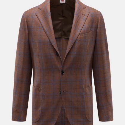 Borrelli - Herren - Sakko %27Procida%27 braun/dunkelblau kariert Borrelli - Herren - Sakko %27Procida%27 braun/dunkelblau kariert