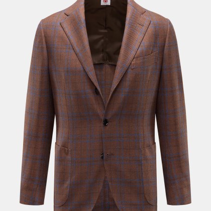 Borrelli - Herren - Sakko %27Procida%27 braun/dunkelblau kariert Borrelli - Herren - Sakko %27Procida%27 braun/dunkelblau kariert