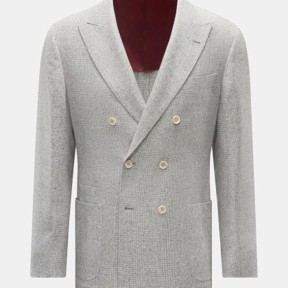 Brunello Cucinelli - Herren - Sakko hellgrau kariert Brunello Cucinelli - Herren - Sakko hellgrau kariert