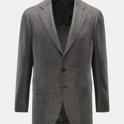 Cesare Attolini - Herren - Cashmere Sakko grau meliert Cesare Attolini - Herren - Cashmere Sakko grau meliert