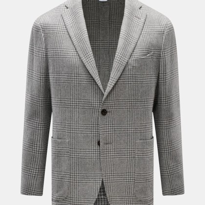 Boglioli - Herren - Sakko %27K. Jacket%27 hellgrau/dunkelgrau kariert Boglioli - Herren - Sakko %27K. Jacket%27 hellgrau/dunkelgrau kariert