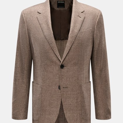 Zegna - Herren - Sakko graubraun kariert Zegna - Herren - Sakko graubraun kariert