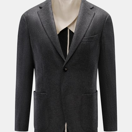 Agnona - Herren - Cashmere Sakko dunkelgrau meliert Agnona - Herren - Cashmere Sakko dunkelgrau meliert