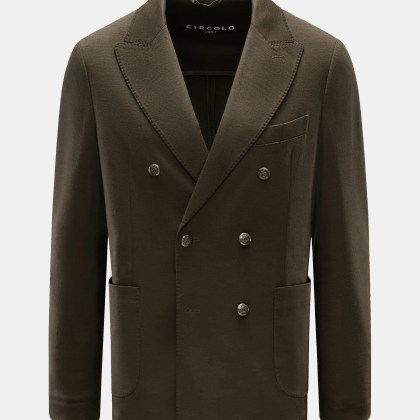 Circolo 1901 - Herren - Jersey-Sakko oliv Circolo 1901 - Herren - Jersey-Sakko oliv