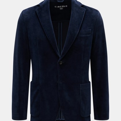 Circolo 1901 - Herren - Samtsakko navy Circolo 1901 - Herren - Samtsakko navy