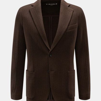 Circolo 1901 - Herren - Strickblazer dunkelbraun Circolo 1901 - Herren - Strickblazer dunkelbraun