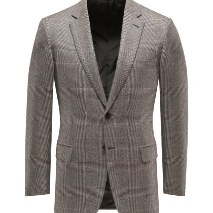 Brioni - Herren - Cashmere Sakko %27Brunico%27 dunkelbraun kariert Brioni - Herren - Cashmere Sakko %27Brunico%27 dunkelbraun kariert