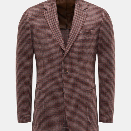 Stile Latino - Herren - Cashmere Sakko %27Vincenzo%27 hellbraun kariert Stile Latino - Herren - Cashmere Sakko %27Vincenzo%27 hellbraun kariert