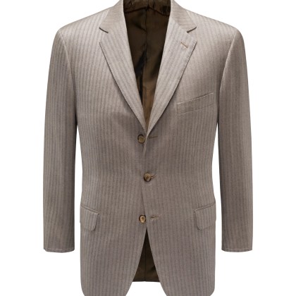 Brioni - Herren - Sakko %27Colosseo%27 graubraun gemustert Brioni - Herren - Sakko %27Colosseo%27 graubraun gemustert