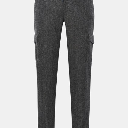 04651/ A trip in a bag - Herren - Cargo-Jogpants %27Donegal Cargo%27 dunkelgrau 04651/ A trip in a bag - Herren - Cargo-Jogpants %27Donegal Cargo%27 dunkelgrau