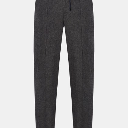 04651/ A trip in a bag - Herren - Jogpants %27Flannell Jogg%27 dunkelgrau meliert 04651/ A trip in a bag - Herren - Jogpants %27Flannell Jogg%27 dunkelgrau meliert