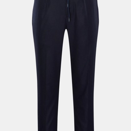 04651/ A trip in a bag - Herren - Flanell-Jogpants navy 04651/ A trip in a bag - Herren - Flanell-Jogpants navy