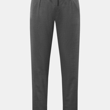 04651/ A trip in a bag - Herren - Woll-Jogpants dunkelgrau 04651/ A trip in a bag - Herren - Woll-Jogpants dunkelgrau