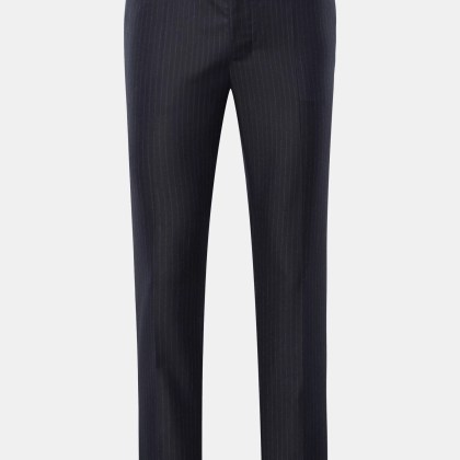 Ami Paris - Herren - Woll-Jogpants navy/grau gestreift Ami Paris - Herren - Woll-Jogpants navy/grau gestreift