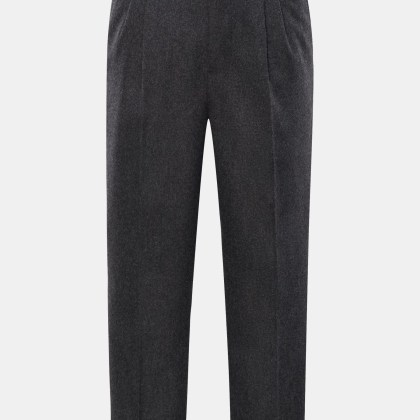 Ami Paris - Herren - Wollhose %27Carrot Fit%27 dunkelgrau meliert Ami Paris - Herren - Wollhose %27Carrot Fit%27 dunkelgrau meliert