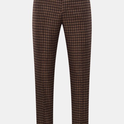 PT Torino - Herren - Jogpants %27The Rebel%27 hellbraun/schwarz kariert PT Torino - Herren - Jogpants %27The Rebel%27 hellbraun/schwarz kariert