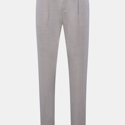 Marco Pescarolo - Herren - Wollhose %27Far%27 grau meliert Marco Pescarolo - Herren - Wollhose %27Far%27 grau meliert