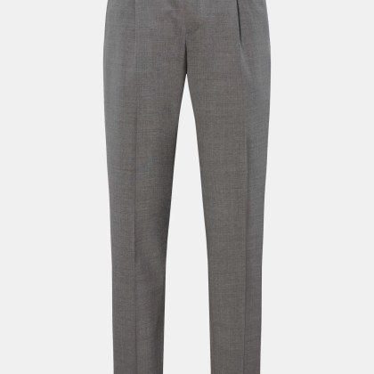 Incotex - Herren - Wollhose grau meliert Incotex - Herren - Wollhose grau meliert