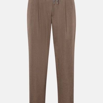 Marco Pescarolo - Herren - Cashmere-Jogpants %27Varenne%27 graubraun meliert Marco Pescarolo - Herren - Cashmere-Jogpants %27Varenne%27 graubraun meliert