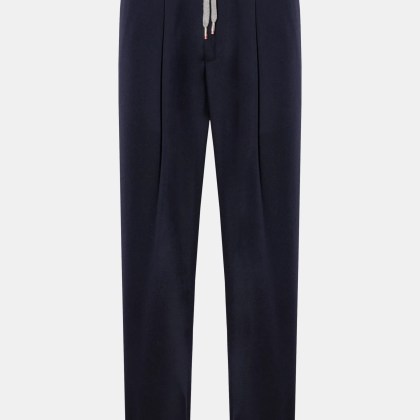 Marco Pescarolo - Herren - Woll-Jogpants %27Varenne%27 navy Marco Pescarolo - Herren - Woll-Jogpants %27Varenne%27 navy