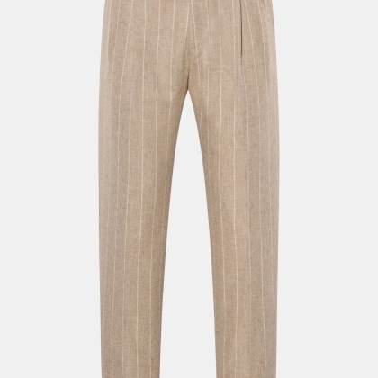 Windsor - Herren - Hose %27Sapo%27 beige gestreift Windsor - Herren - Hose %27Sapo%27 beige gestreift