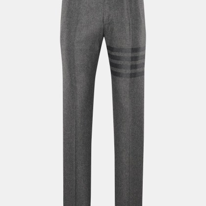 Thom Browne - Herren - Wollhose dunkelgrau meliert Thom Browne - Herren - Wollhose dunkelgrau meliert
