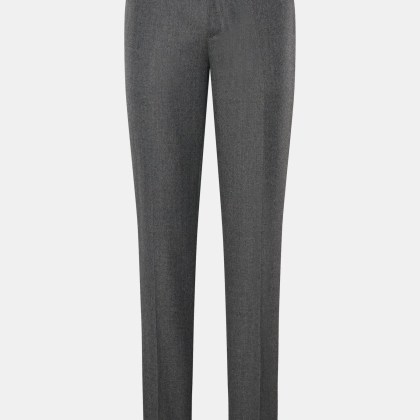 Brunello Cucinelli - Herren - Wollhose %27Italian Fit%27 grau meliert Brunello Cucinelli - Herren - Wollhose %27Italian Fit%27 grau meliert