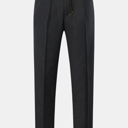 Briglia 1949 - Herren - Woll-Jogpants %27Wimbledon%27 dunkelgrau meliert Briglia 1949 - Herren - Woll-Jogpants %27Wimbledon%27 dunkelgrau meliert