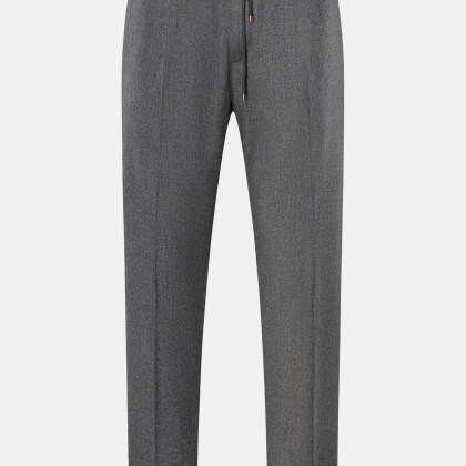 Briglia 1949 - Herren - Woll-Jogpants %27Wimbledon%27 grau meliert Briglia 1949 - Herren - Woll-Jogpants %27Wimbledon%27 grau meliert