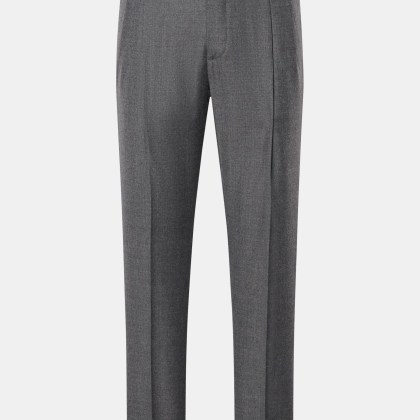 GTA - Herren - Wollhose %27Luca%27 dunkelgrau meliert GTA - Herren - Wollhose %27Luca%27 dunkelgrau meliert